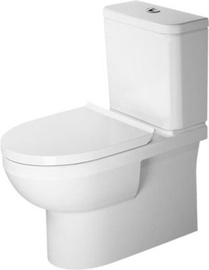 Tualete Duravit DuraStyle Basic Rimless, ar vāku, 365x650 mm
