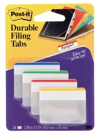 Indeks 3M Post It Index Strong Filing Tab Assorted Colours 24pcs