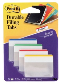 3M Post It Index Strong Filing Tab Assorted Colours 24pcs