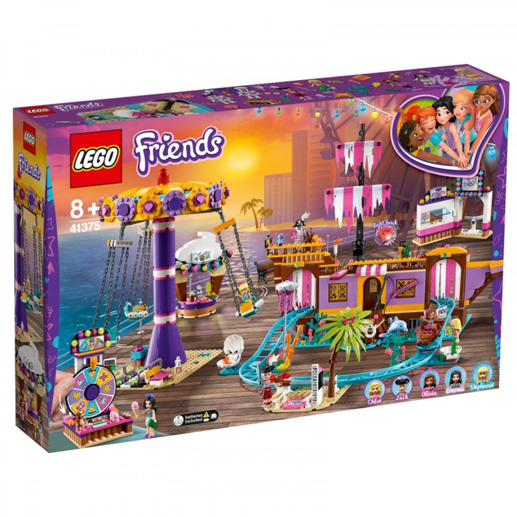 Konstruktors LEGO Friends Hārtleikas pilsētas piestātnes atrakciju parks 41375, 1251 gab.