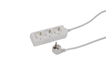 Pikendusjuhe Acuma valge 3G1.0 3P 3m