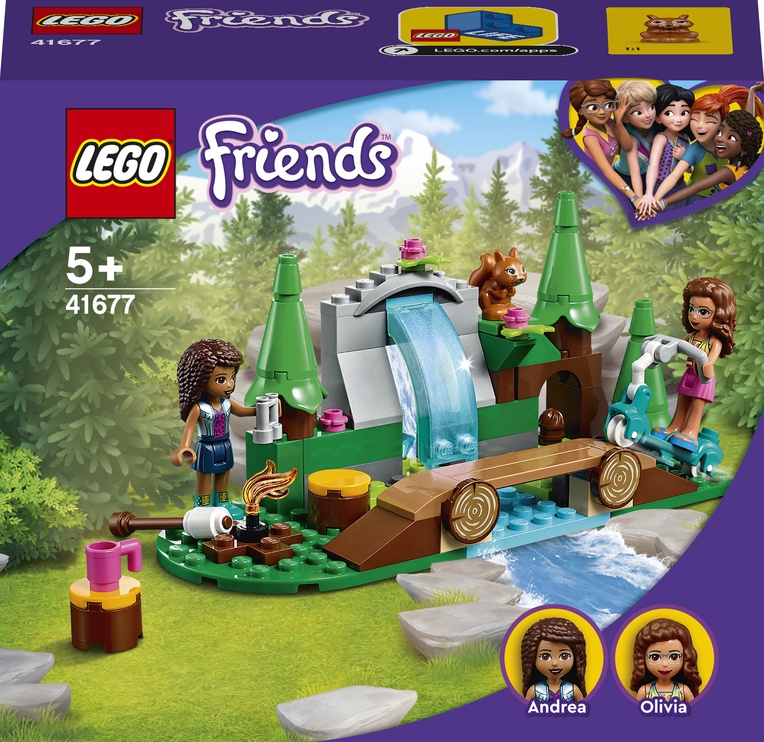 Конструктор LEGO Friends Лесной водопад 41677, 93 шт.