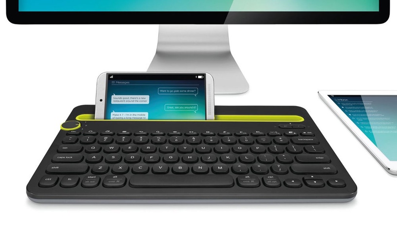 Klaviatūra Logitech K480 EN, melna, bezvadu