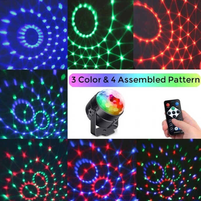 RGB LED diskoprojektor, erinevad värvid