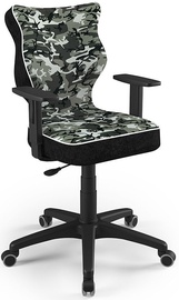 Bērnu krēsls Entelo Duo Size 5 ST33, melna/pelēka, 375 mm x 1000 mm