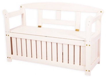 Suoliukas Folkland Timber Garden Friiz White