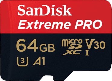 SanDisk Extreme Pro 64 GB microSDXC UHS-I Class 10