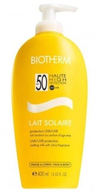 Apsauginis kūno pienelis nuo saulės Biotherm Lait Solaire SPF50, 400 ml