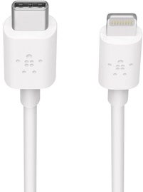 Belkin Fast Charging USB-C to Lightning Cable 1.2m White
