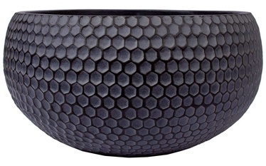 Home4you Flower Pot Cubo-2 D37xH18cm Dark Gray