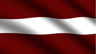 Государственный флаг Латвия, 150 мм x 75 мм