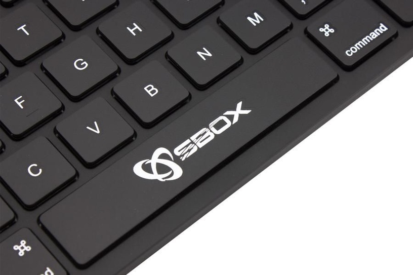 Клавиатура Sbox BT-05 Black EN, черный, беспроводная