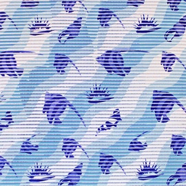 Diana Bath Mat 65x100cm Blue