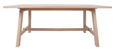 Pusdienu galds Home4you Bergen 18141, ozola, 2200x950x750mm