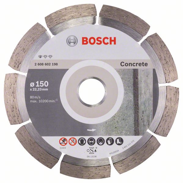 Пильный диск Bosch, 150 мм x 22.23 мм x 2 мм