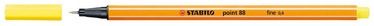 Stabilo Point 88 Fineliner 0.4mm Lemon Yellow 88/24