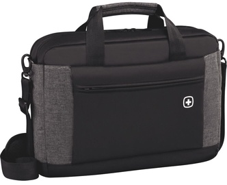 Сумка для ноутбука Wenger 601057, черный/серый, 16″