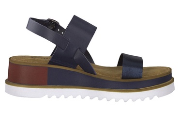 Basutės, Tamaris Sandal 1-1-28226-22 Navy Metallic 40
