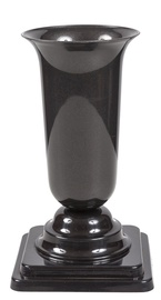 Vaas Form Plastic Plastic Grave Vase with Leg D13 Black