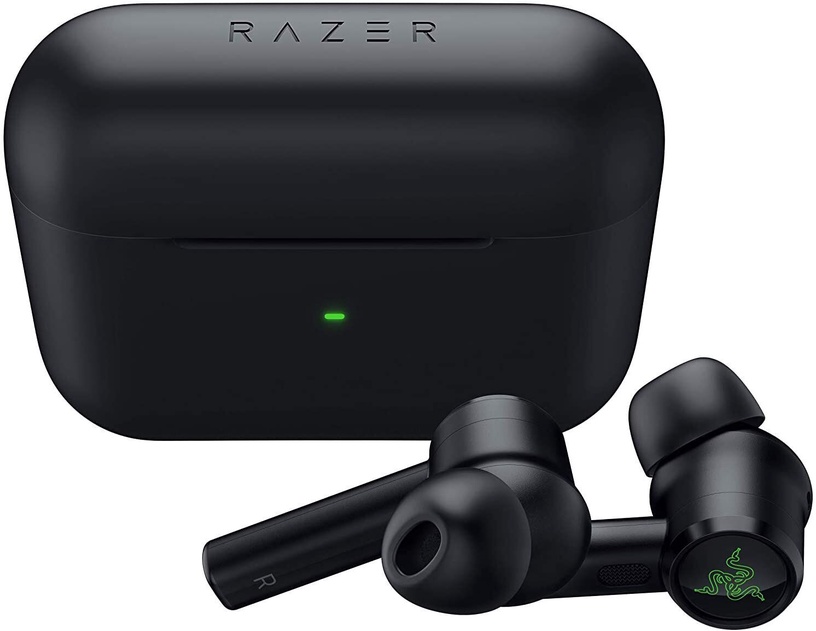 Bezvadu uzliekamās austiņas īpaši datorspēlēm, in-ear, bezvadu Razer Hammerhead True Wireless Pro, melna