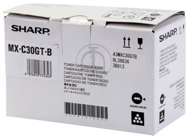 Tonera kasete Sharp MX-C30GT-B, melna