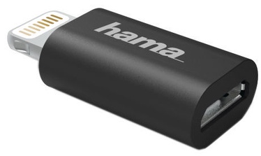 Hama Micro USB To Apple Lightning Adapter Black
