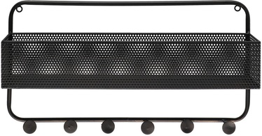 4Living Ziggy Wall Shelf 55x35x11cm Black