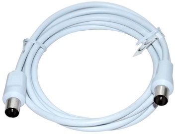 Vakoss Cable Coax to Coax White 2m
