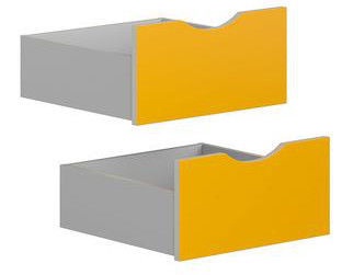 Black Red White Drawers for Stanford Cabinet Light Grey/Yellow