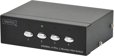 Videosignaali jagaja Digitus DS-45100-1 VGA Switch 4-Port, 1920 x 1080