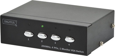 Vaizdo signalo daliklis Digitus DS-45100-1 VGA Switch 4-Port, 1920 x 1080