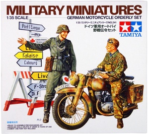 Tamiya German Motorcycle Orderly Set