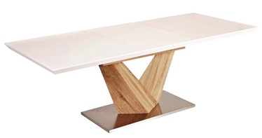 Signal Meble Alaras Dining Table Sonoma Oak/White