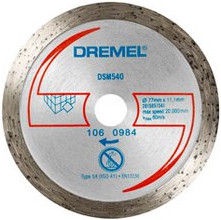 Dremel DSM540 77mm Diamond Tile Cutting Wheel
