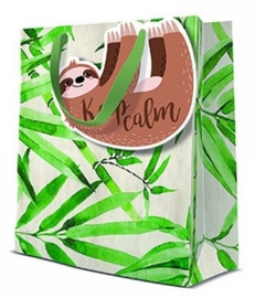 Paw Decor Collection Gift Bag Keep Calm 20x10x25cm