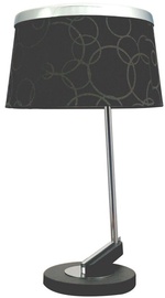 Candellux Impresja Table Lamp 60W E27 Black /Chrome