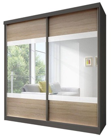 Idzczak Meble Wardrobe Multi 12 Graphite/Sonoma Oak