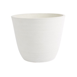 Green Ship Flower Pot 13D25 D25 H20.5 White