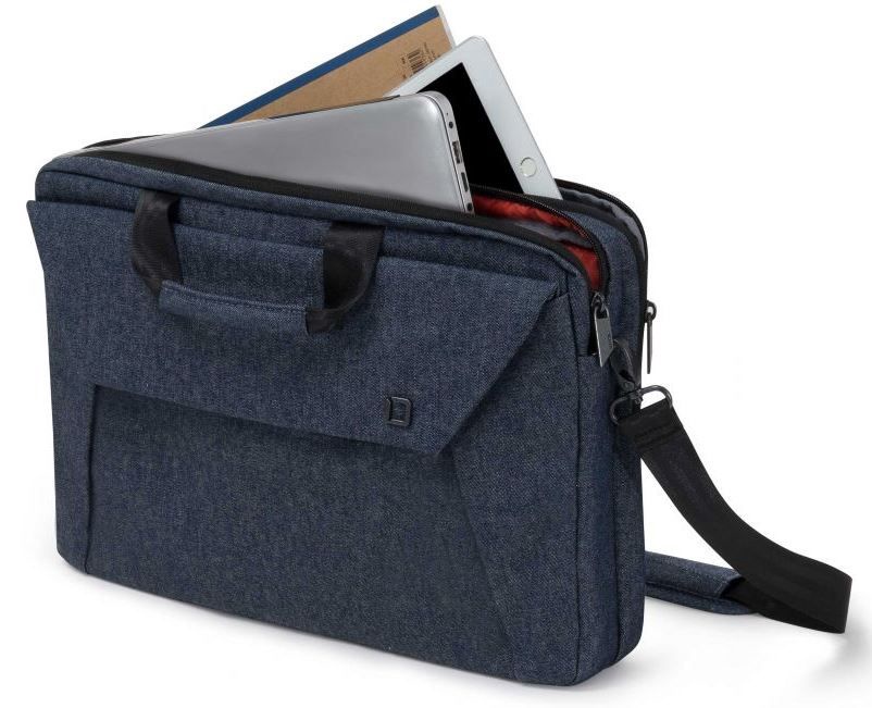 Nešiojamų kompiuterių krepšys Dicota Notebook Bag Plus Edge, mėlyna, 14"