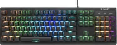 Klaviatūra Sharkoon SKILLER SGK30 Mechanical Gaming Keyboard US Blue Switch