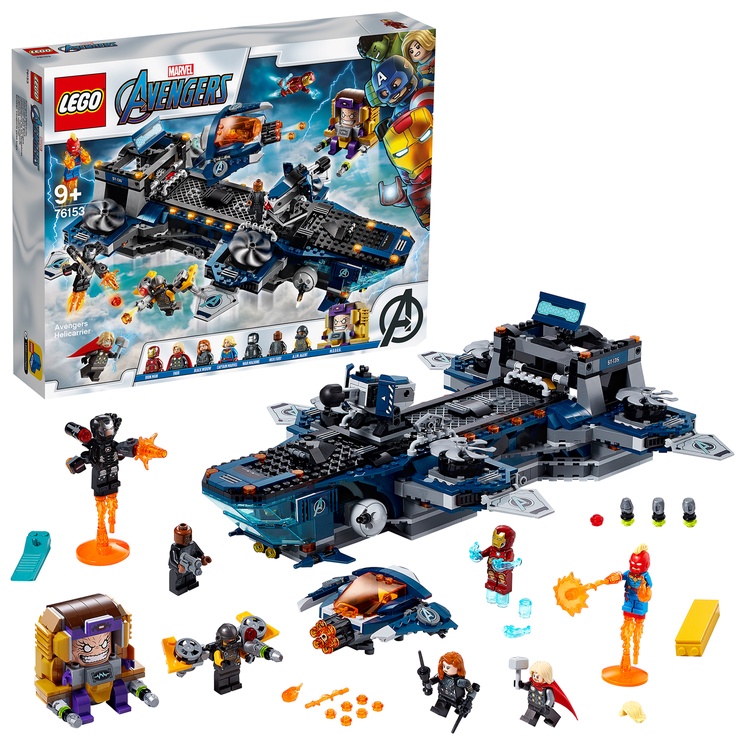 Konstruktors LEGO® Super Heroes Marvel Atriebēji: transporta gaisa kuģis 76153