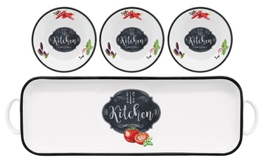 Serviravimo indų rinkinys Easy Life Kitchen Basics, 4 dalių