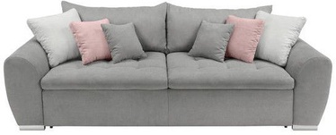 Black Red White Gaspar IV Sofa Light Grey
