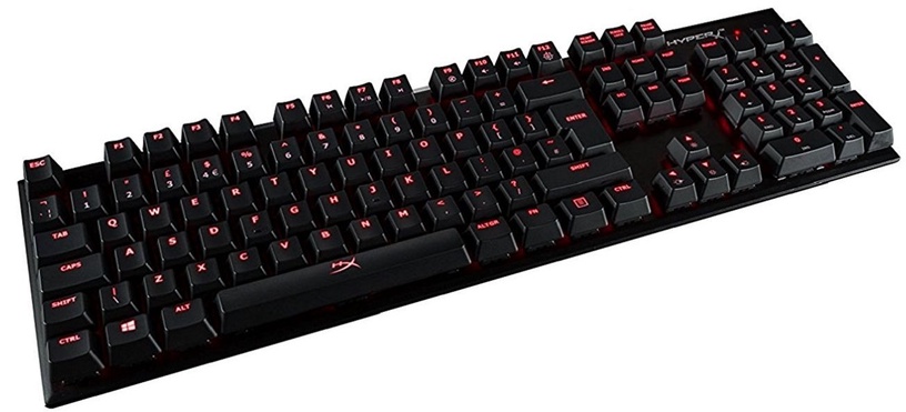 Klaviatūra Kingston HyperX Alloy HyperX Alloy Cherry MX Red EN, juoda