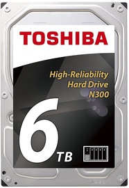 Toshiba N300 6TB 7200RPM SATAIII 128MB 3.5" HDWN160EZSTA