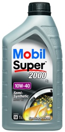 Машинное масло Mobil Super2000 10W - 40, полусинтетическое, для легкового автомобиля, 1 л
