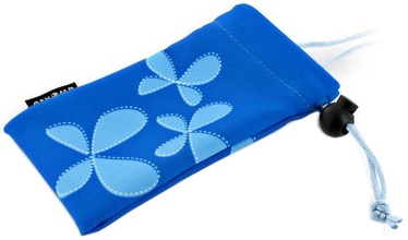 4World Flower Universal Case To Phones Blue