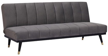 Signal Meble Sofa Queen Velvet Grey/Wenge