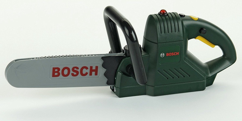 Dārza rotaļlieta, zāģis Klein Bosch Chainsaw, zaļa/pelēka