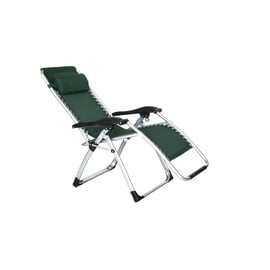 Складной стул NHL3008, серебристый/зеленый